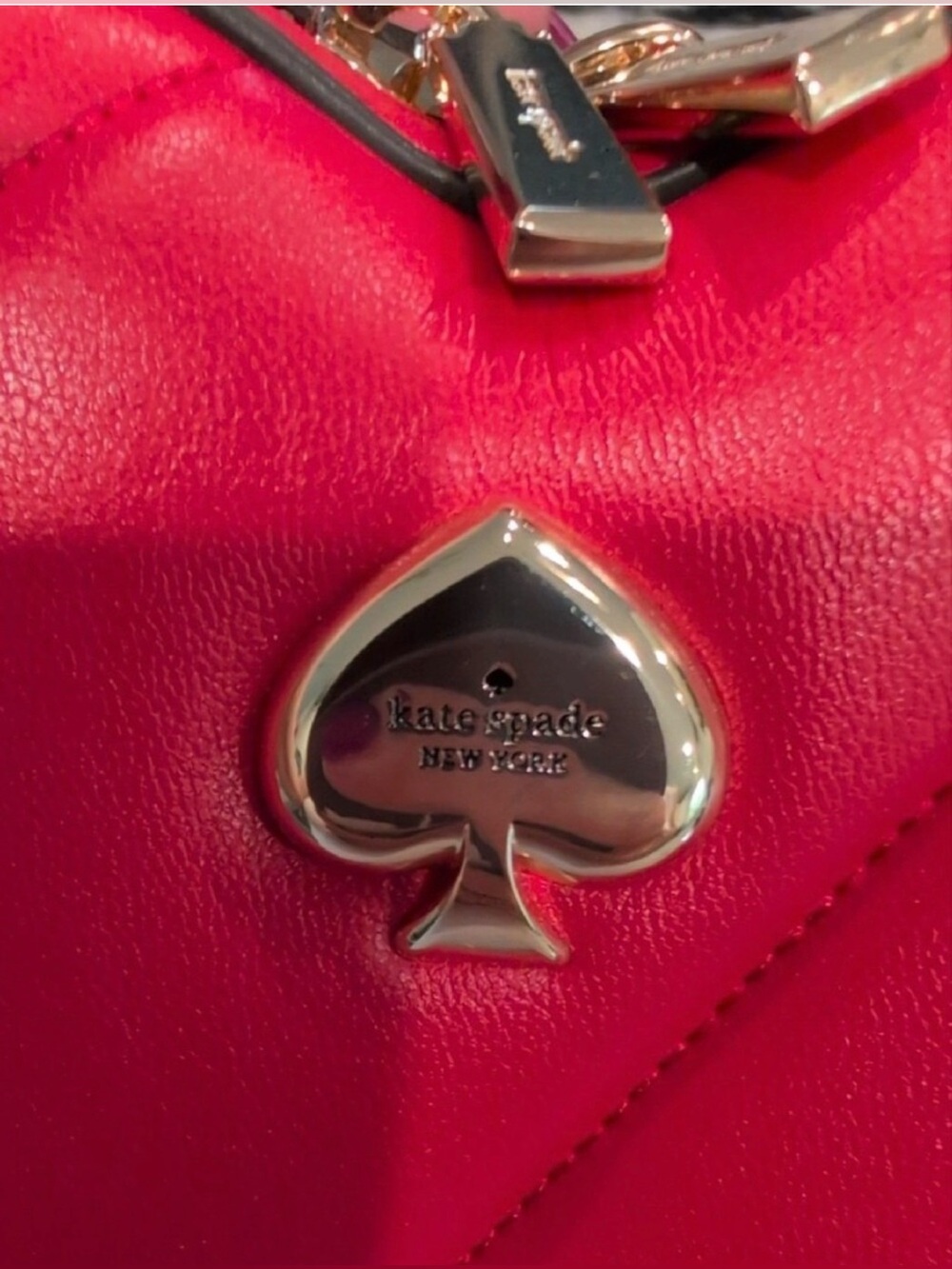 Kate Spade Quilted Heart Top-Handle Bag-NWOT - Picture 3 of 4